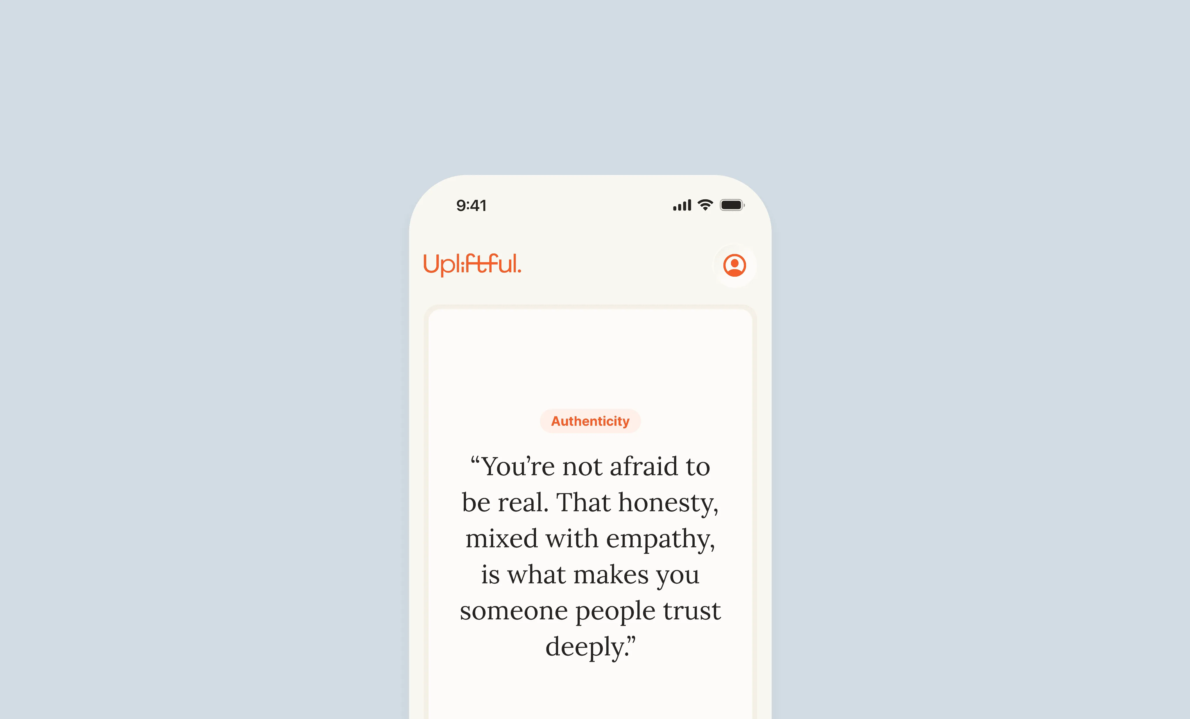 Upliftful cover