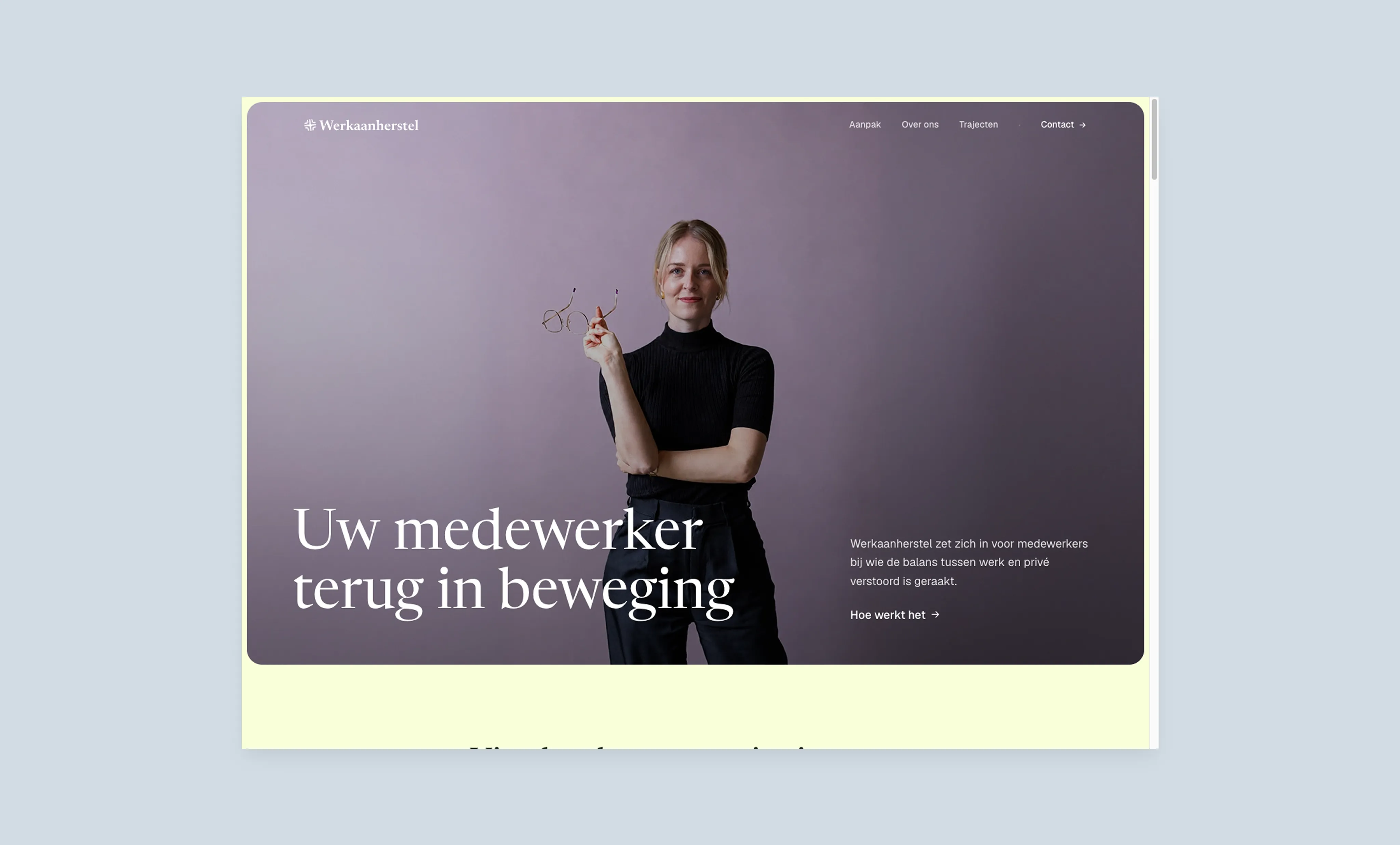 Werk aan herstel cover